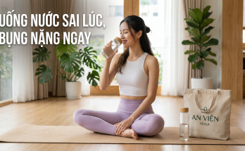 Ảnh tạp chí Yoga cao cấp. Cảnh: Một cô gái Việt Nam trẻ, thon gọn ngồi ở tư thế ngồi thiền trên thảm - Lovart AI